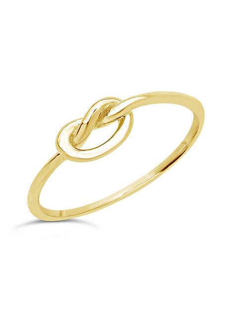 Sterling Forever Love Knot Ring White US 10 3