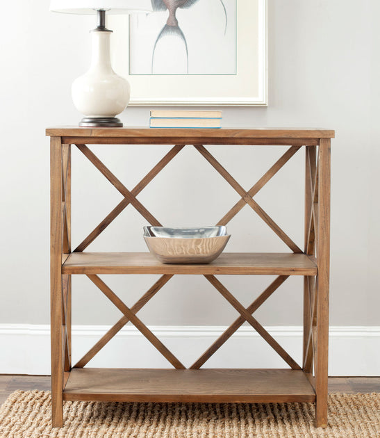 Safavieh Liam Bookcase Medium Oak 2