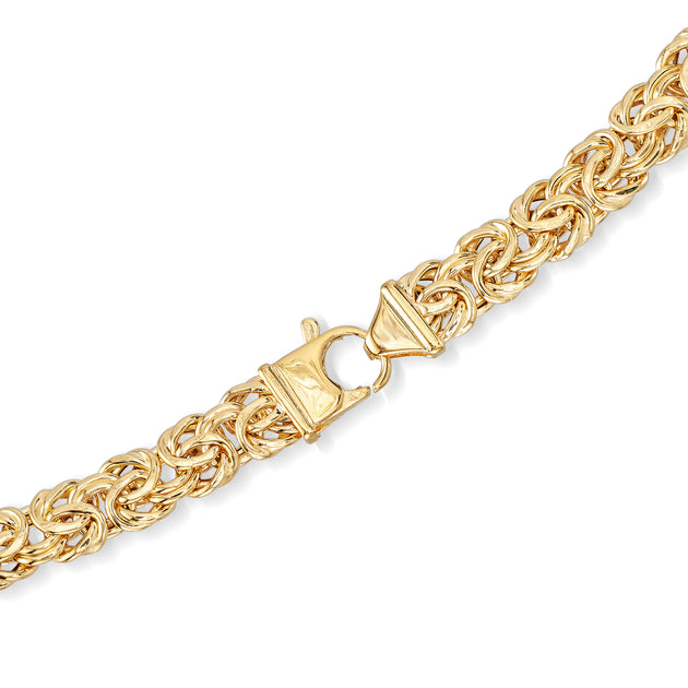 Ross-Simons Graduated Byzantine Necklace Yellow Gold 5
