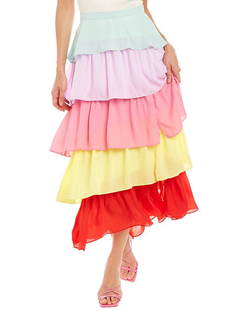 Olivia Rubin Elodie Skirt Pink US 0 2