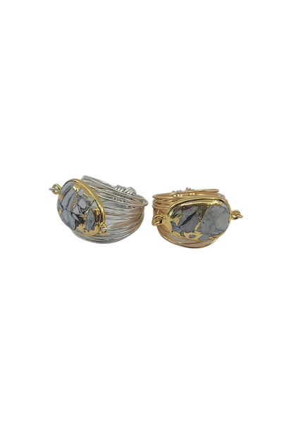 A Blonde and Her Bag Torrey Ring Blue US 9 2