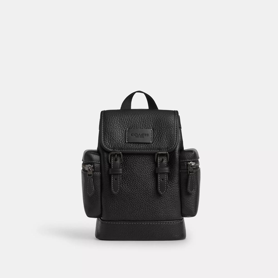 coach camden peddled leather slim sling backpack pack Gotham 13 Club de Mode Elevate your look with the Coach West Pack Sling Bag 2540 in rich brown pebbled leather Coach Dominic Leather Sling Pack