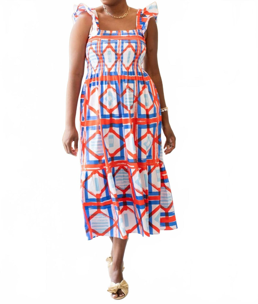SHERIDAN FRENCH Charlotte Dress In Liberty Picnic ShopSimon