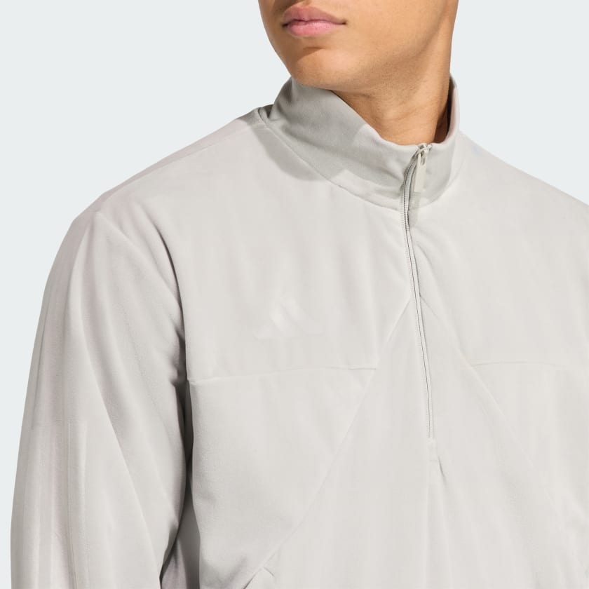 adidas Men's Velour Half Zip Track Top | ShopSimon