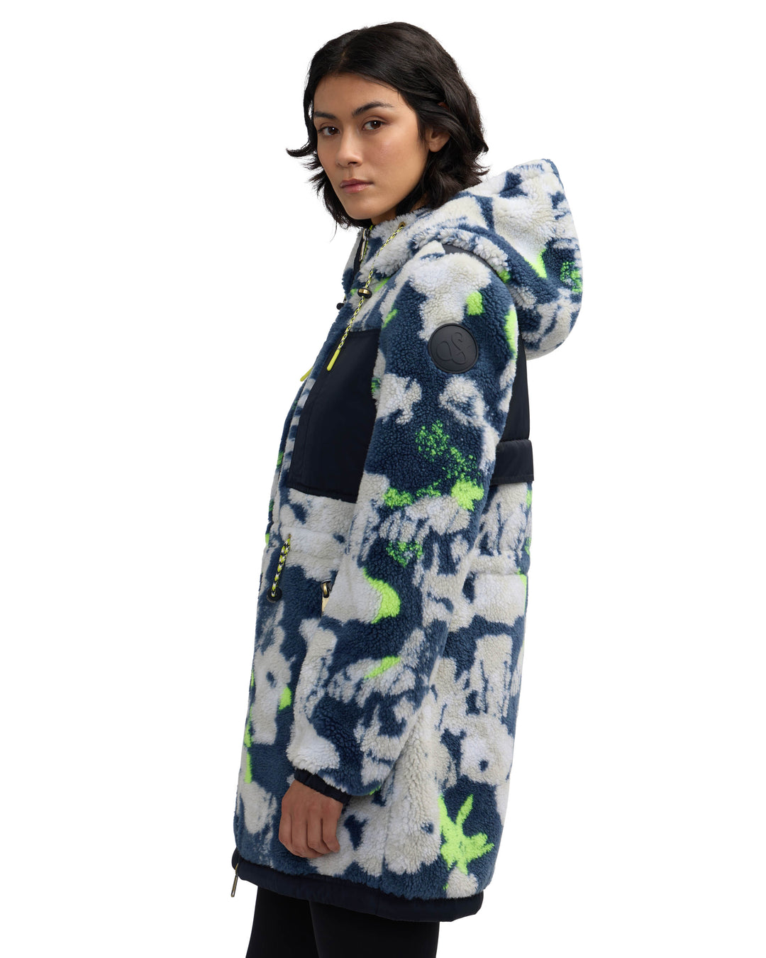 SCOTCH&SODA ボアコート Scotch & Soda Women's Yrsa Sherpa Anorak With Fixed Hood | ShopSimon