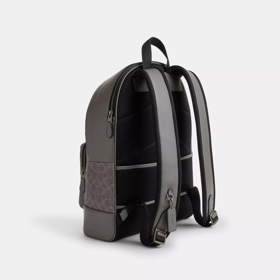 Signature Canvas Coach Black And White Backpack Coach Outlet West Backpack In Signature Canvas With Varsity Signature Canvas Coach Black And White Backpack Coach Outlet West Backpack In Signature Canvas With Varsity