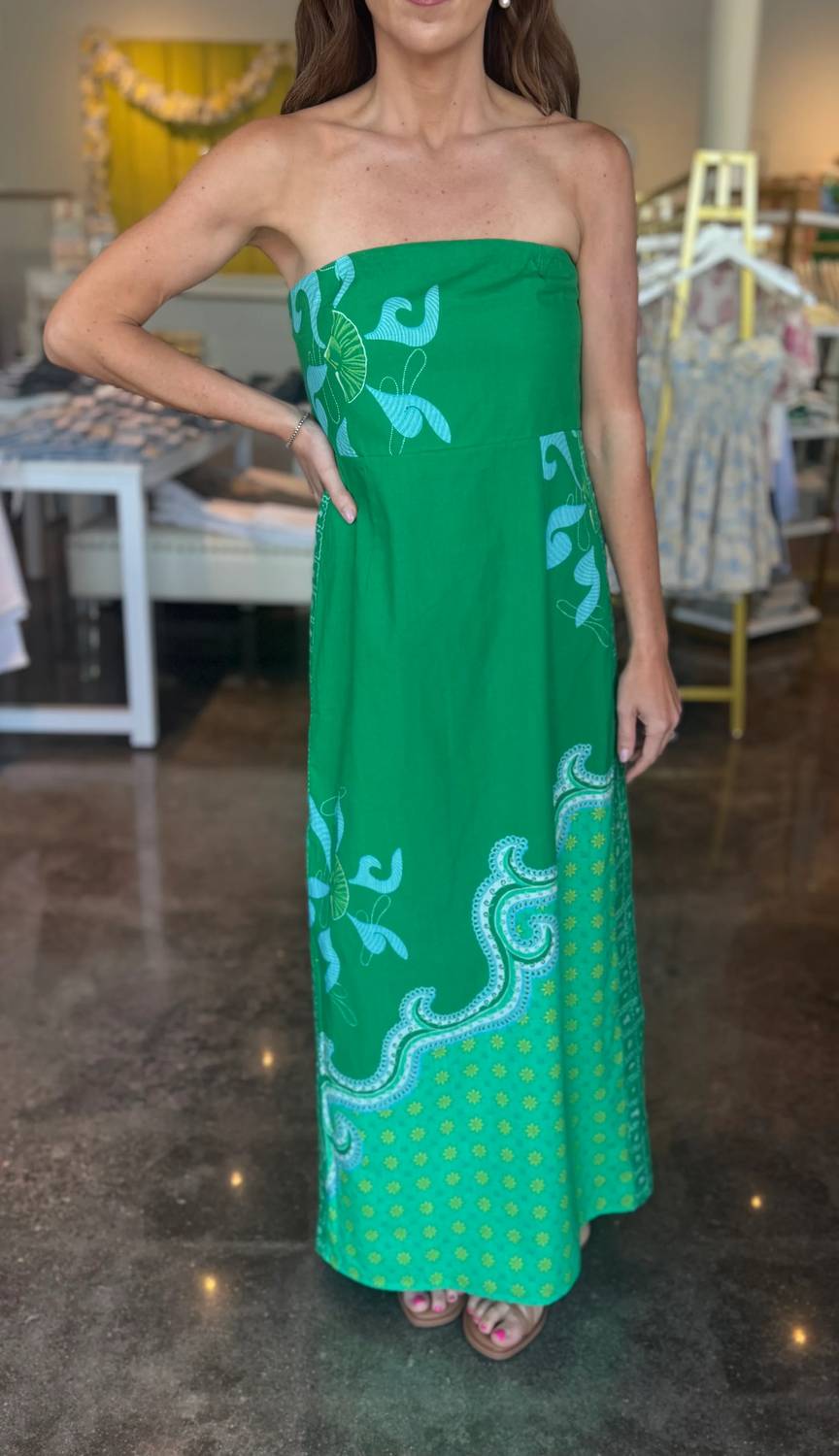 anna kate wess midi dress Anna Cate Asher Coral Petal Midi Dress M