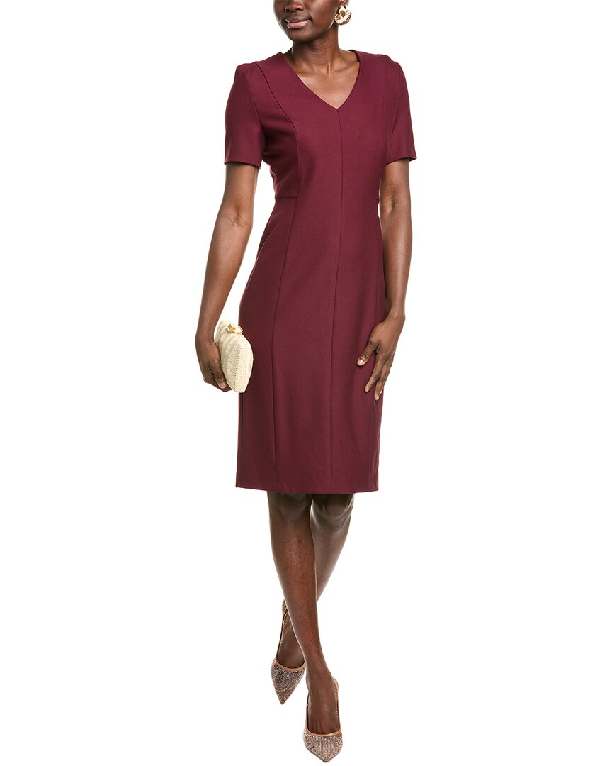 joseph knitted dress Joseph Ribkoff Knitted Mini Dress with Collar and Pockets — AfterRetail