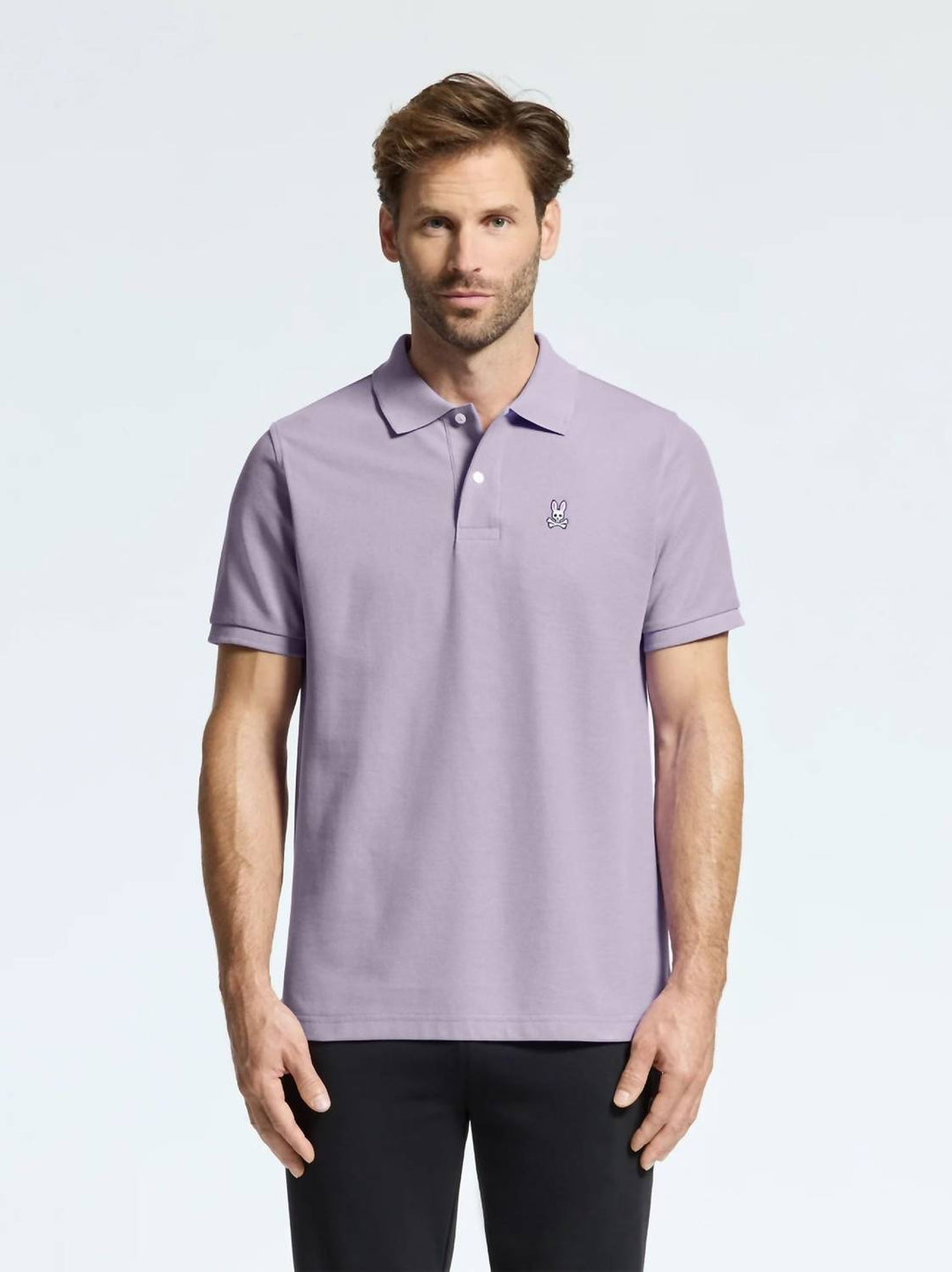 psycho bunny dress shirts slim fit Psycho Bunny Jackson Classic Fit Stretch Knit Spread Collar Solid Dress Shirt at Hamilton Place in Chattanooga, TN