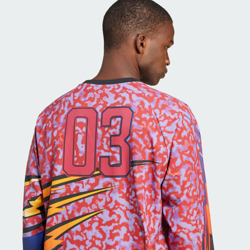 adidas Men's Adilenium Season 3 Long Sleeve Graphic Tee