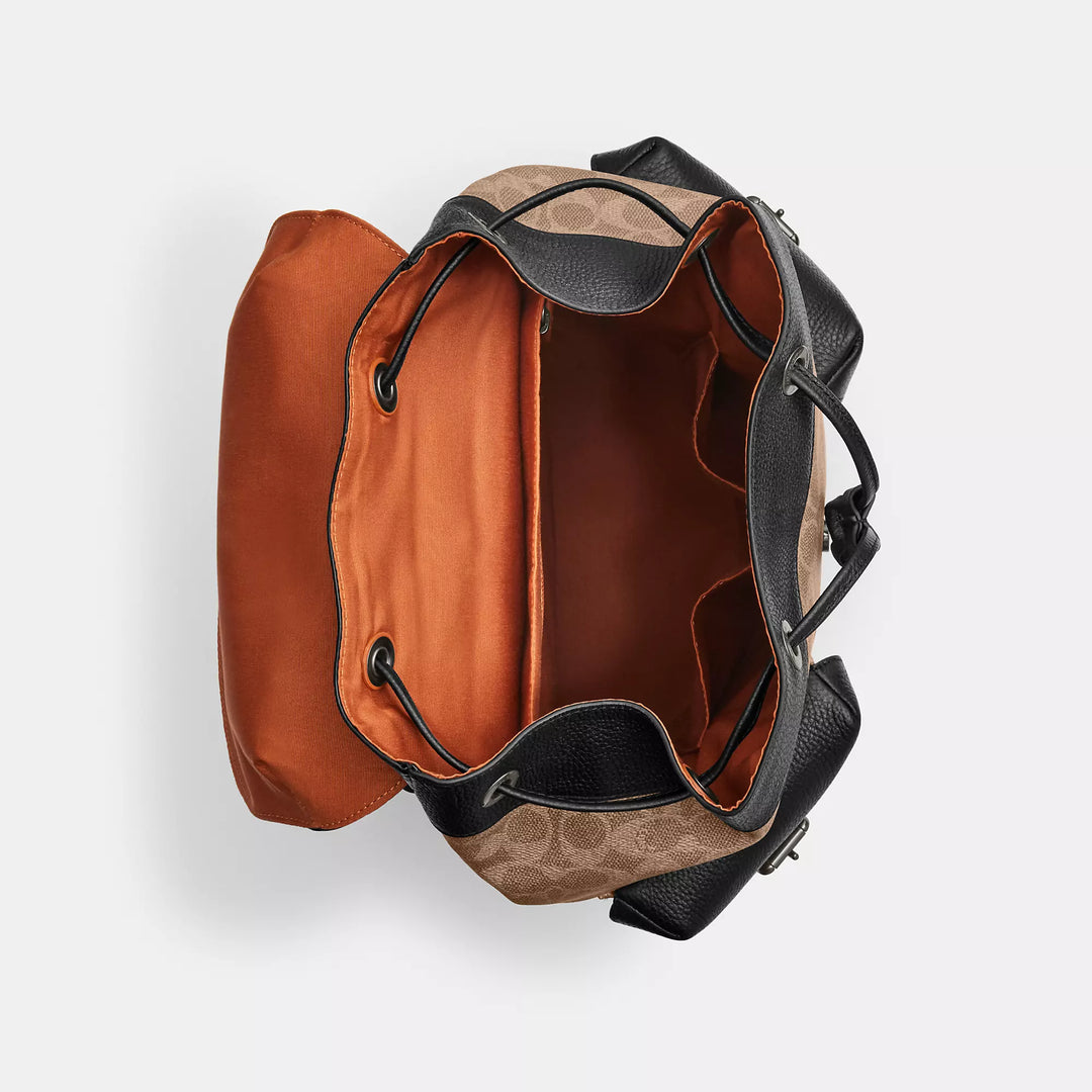 coach backpack outlet uk Coach Outlet Warner Backpack In Signature Canvas