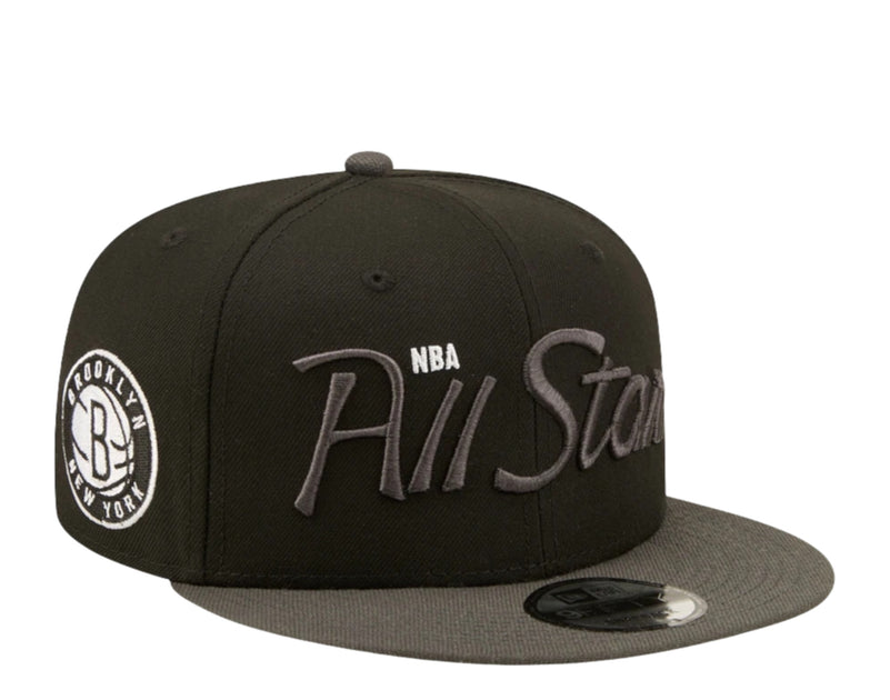 New Era 9fifty Nba Brooklyn Nets All Star Game Script Black Snapback ...