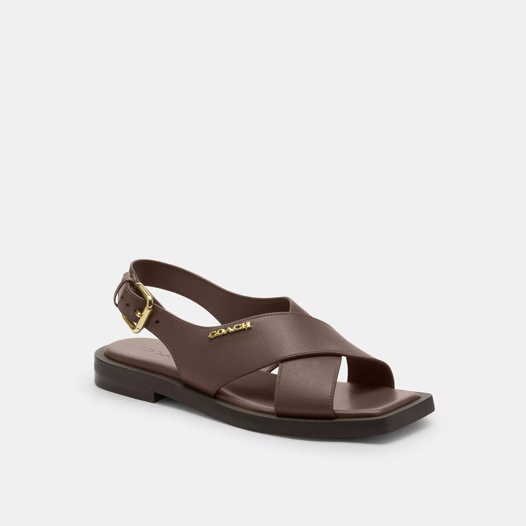 [COACH]Link Criss Cross Sandal★サンダル★ COACH® Outlet | Link Criss Cross Sandal