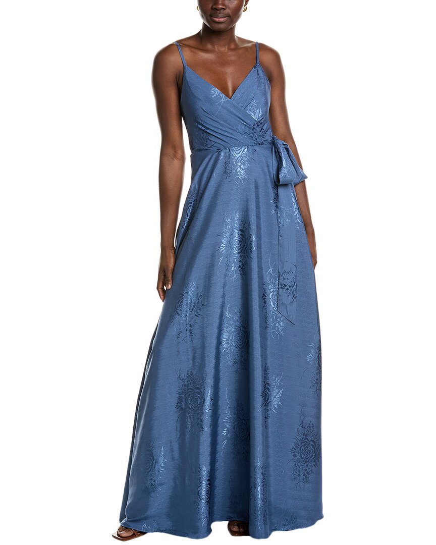 marchesa notte bridesmaid dresses Sheath Round Neck Lace Short Sleeves Light Blue Bridesmaid Dress GB364 –  MyGirlProm.com