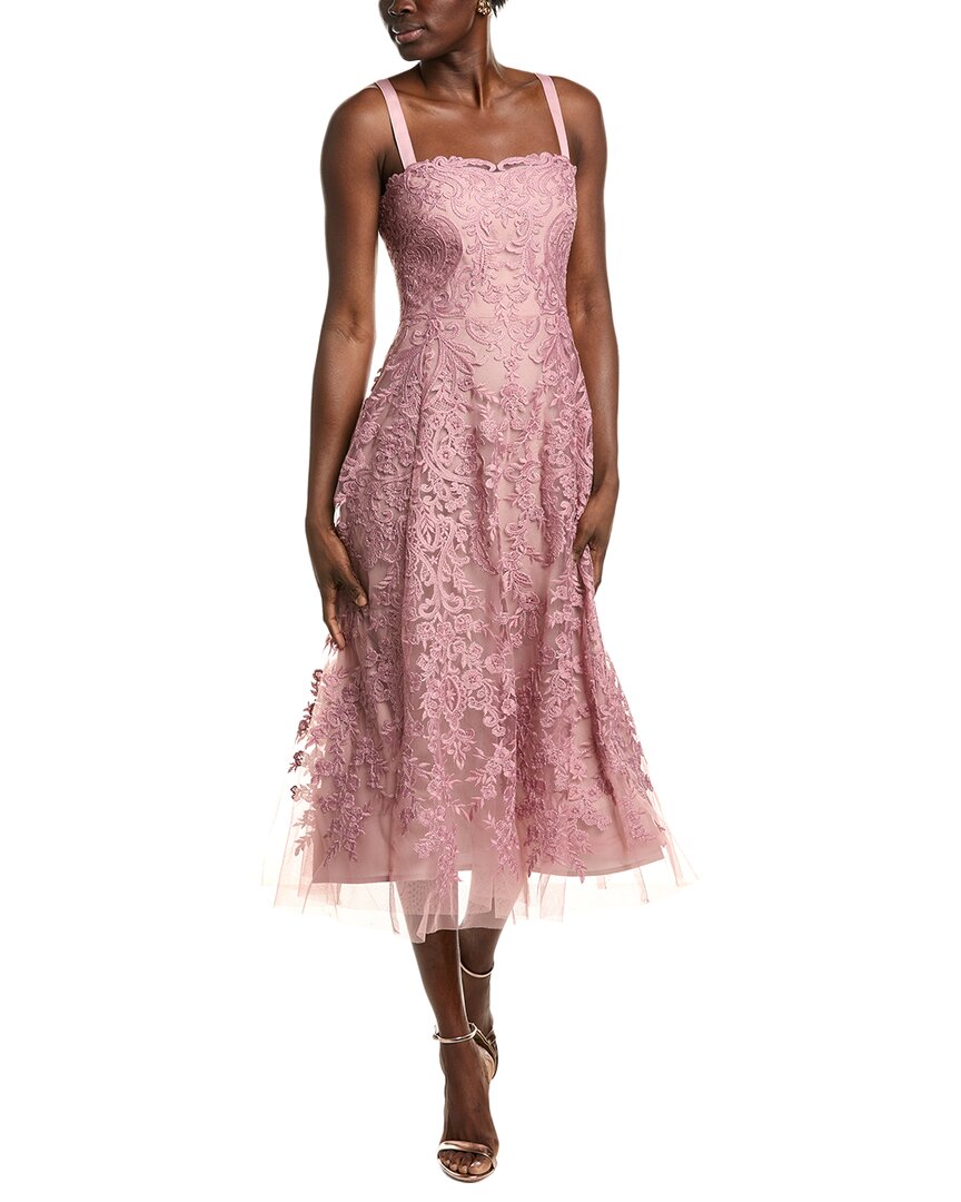 Marchesa Notte Soho Tulle Cocktail Dress