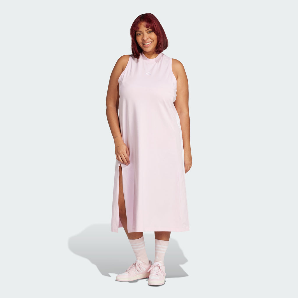 【Adidas コリア】 Essentials 3-Stripes Long Racerback Dress Amazon.com: adidas Women's Essentials 3-Stripes Long
