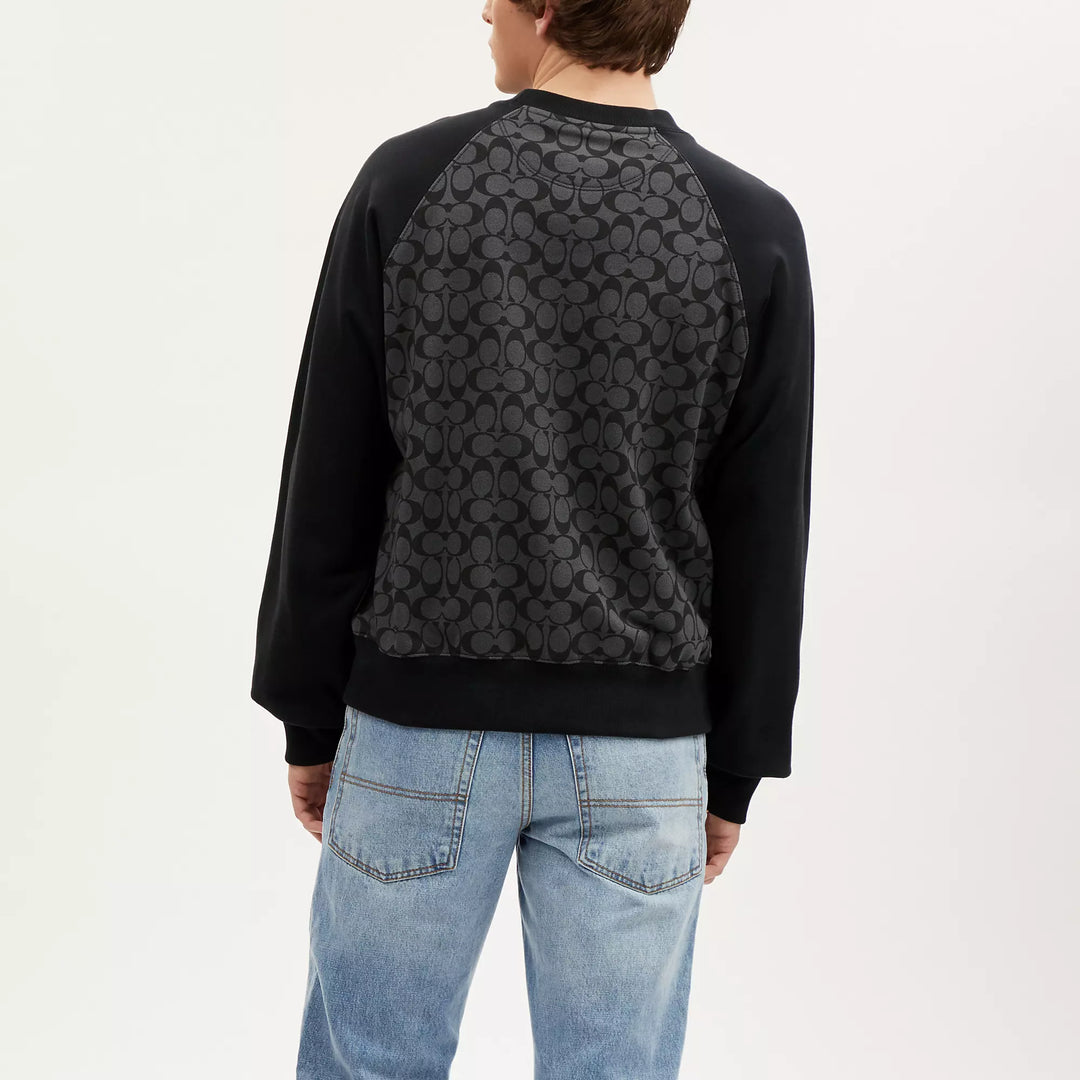 Coach Outlet Signature Crewneck Sweatshirt | ShopSimon