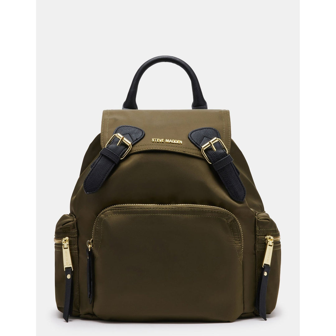 brown leather steve madden backpack Steve Madden Nylon Backpack Olive