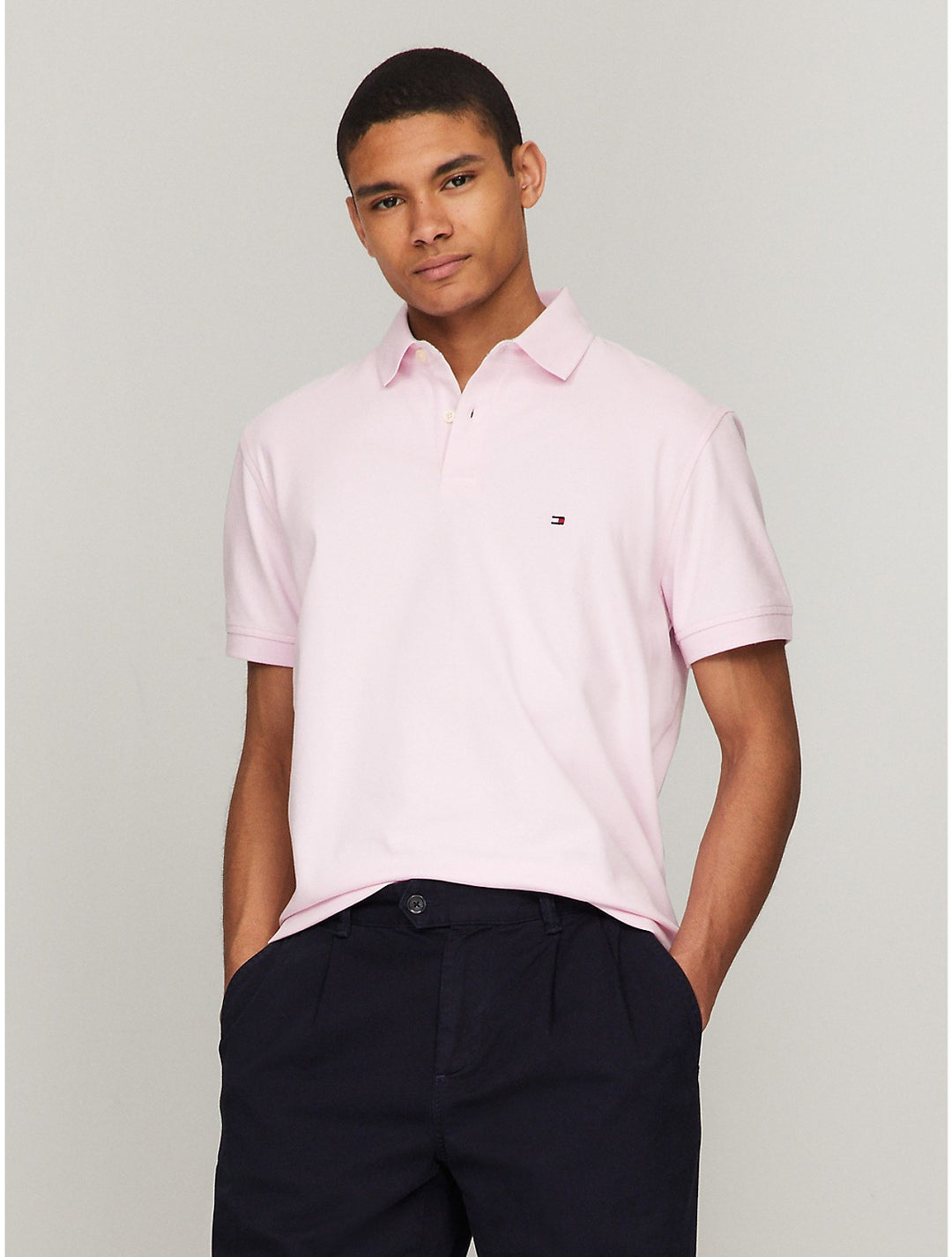 Tommy Hilfiger Men's Stretch Regular Fit Tommy Polo ShopSimon