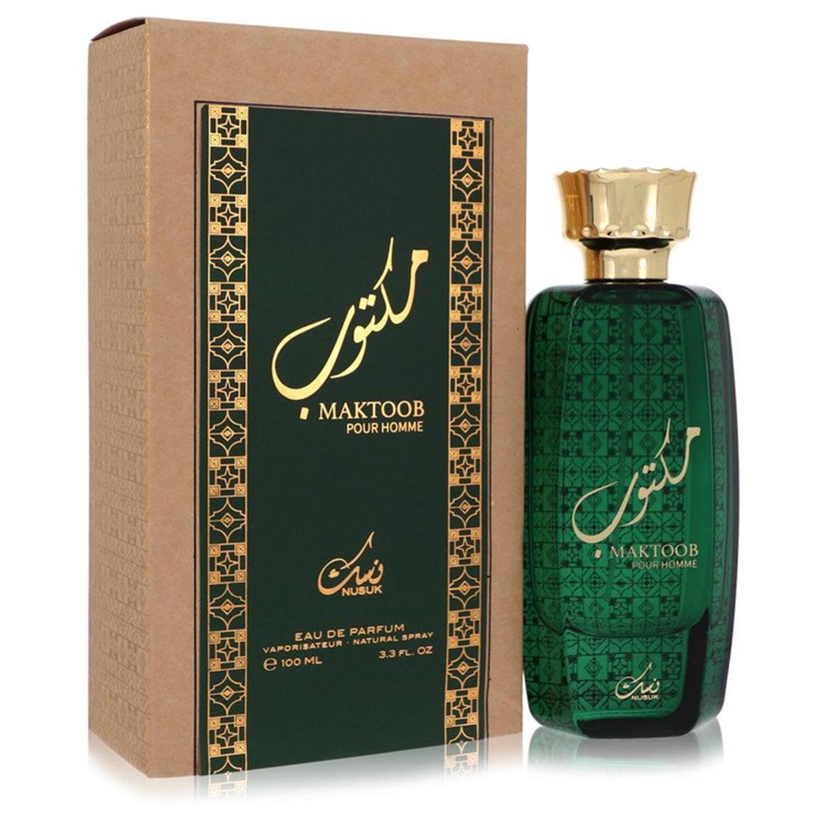 Nusuk Nusuk 3.3 oz Maktoob Eau De Parfum Spray by Nusuk for Men,Specials : American Fashion Style Bags On Sale