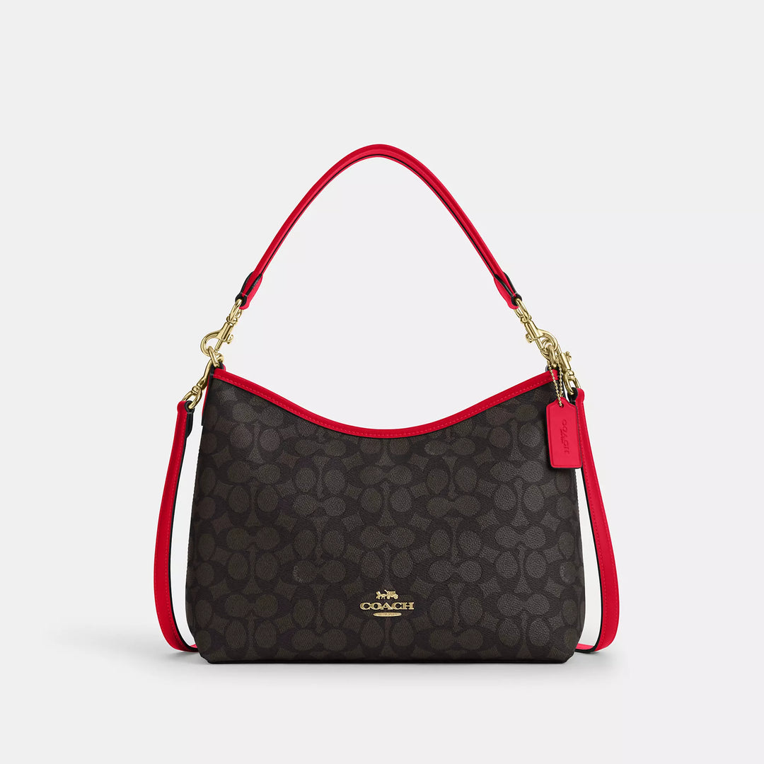 Coach Outlet Laurel Shoulder Bag In Signature Canvas | ShopSimon