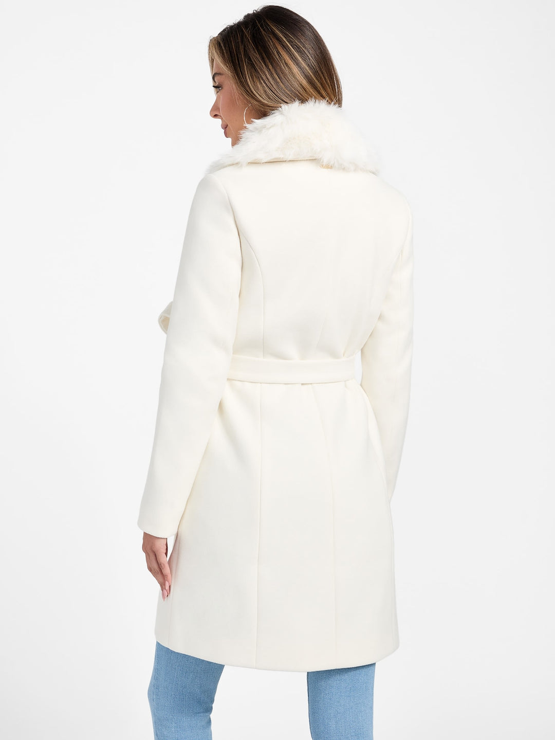 Guess Factory Cheryl Faux-Fur Coat | ShopSimon