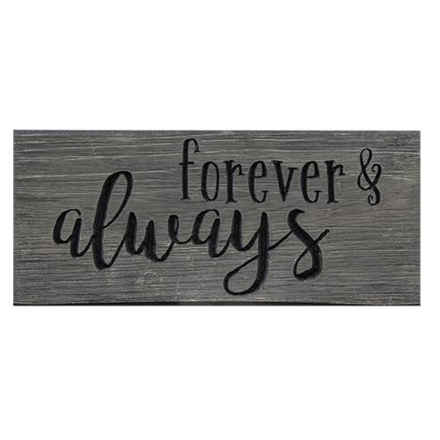 HomeGifo Forever & Always Engraved Sign 8