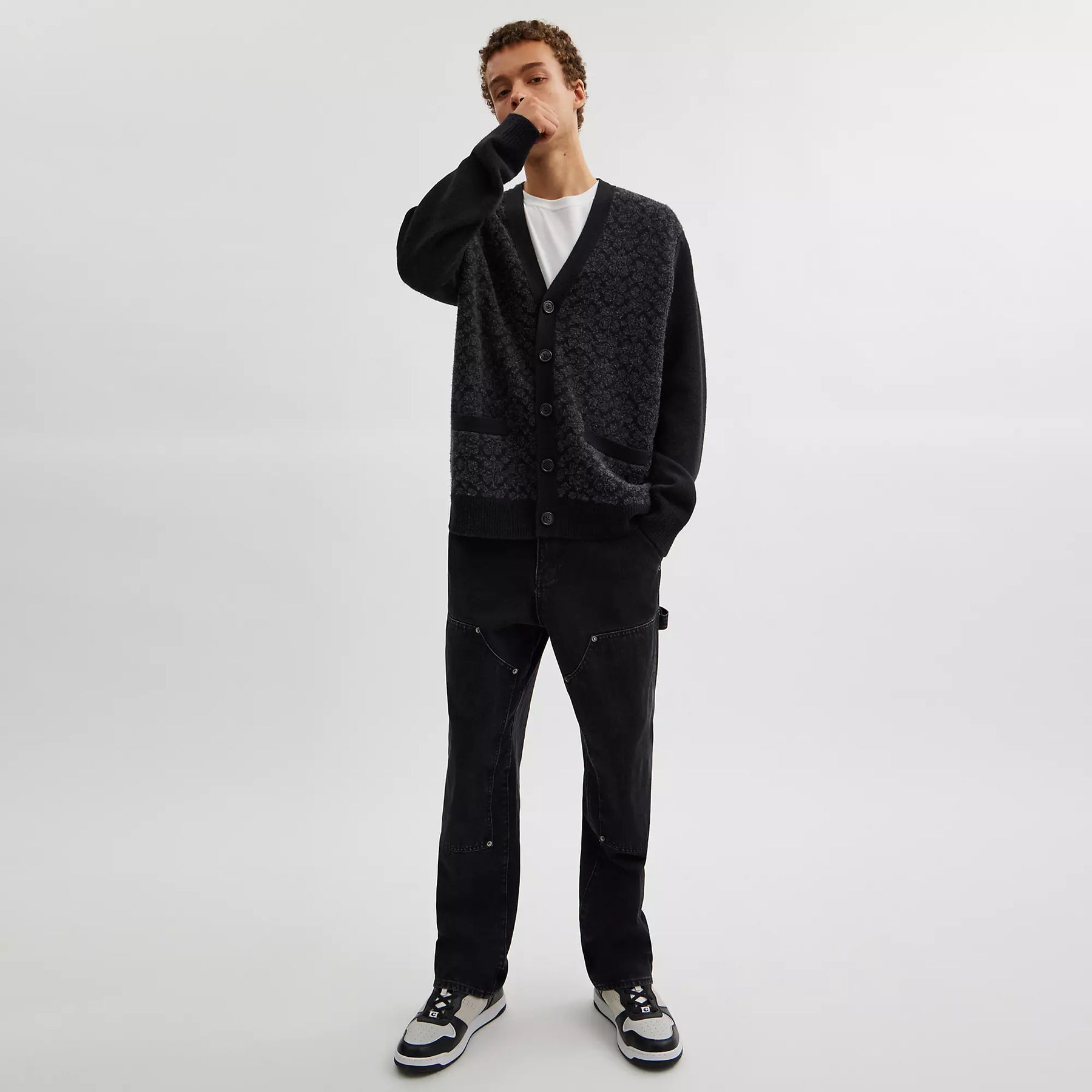 k❤︎ COACH コーチ カシミア ニット シグネチャー Coach Outlet Signature Knit Cardigan | ShopSimon