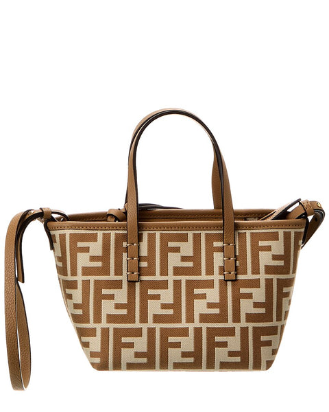 トートバッグ ROLL LARGE JACQUARD FF FABRIC TOTE BAG Roll Large jacquard FF fabric tote bag FENDI - Nugnes1920