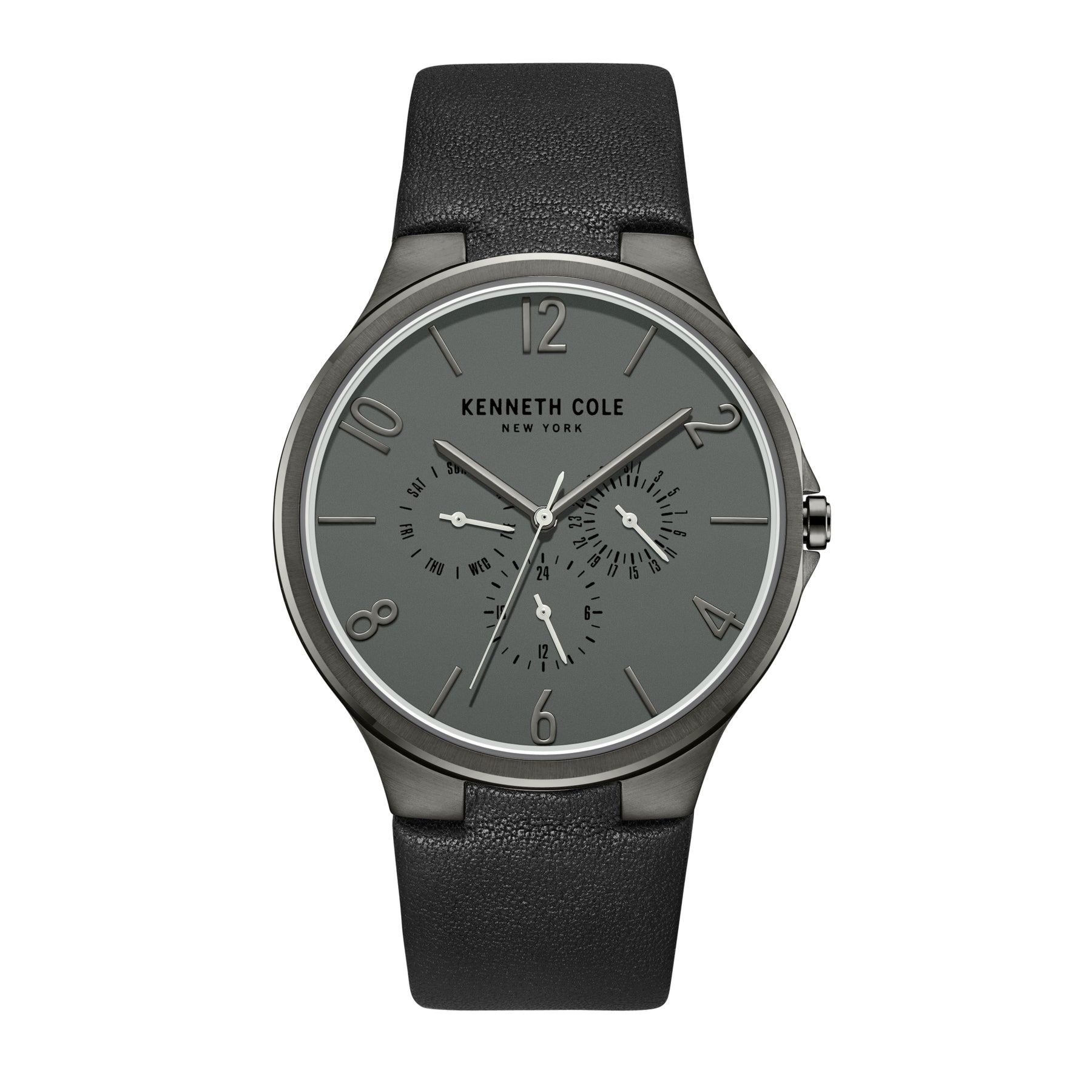 Kenneth Cole 44mm Classic Quartz Dark Grey Dial Men's Watch