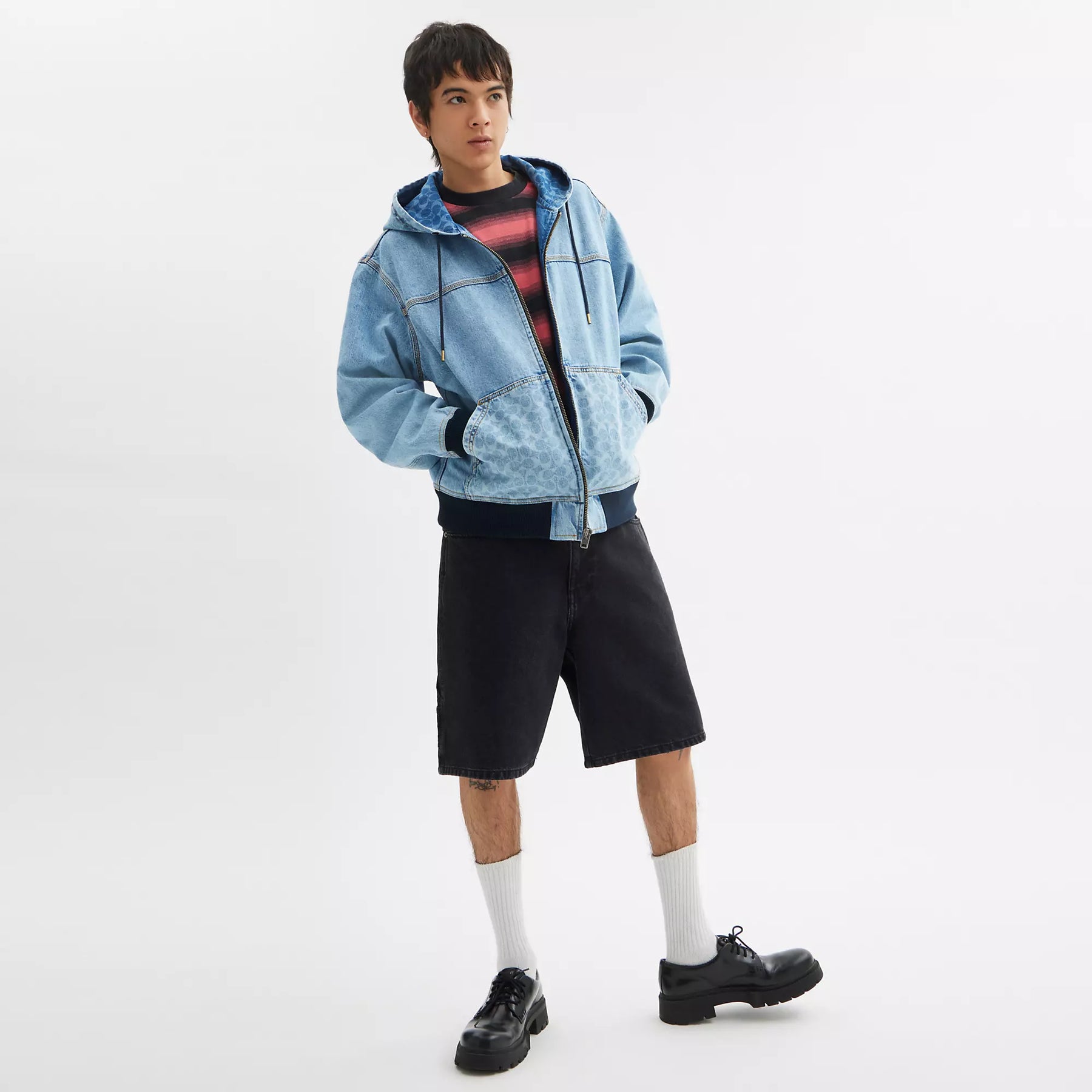 Coach Outlet Signature Denim Zip Jacket | ShopSimon