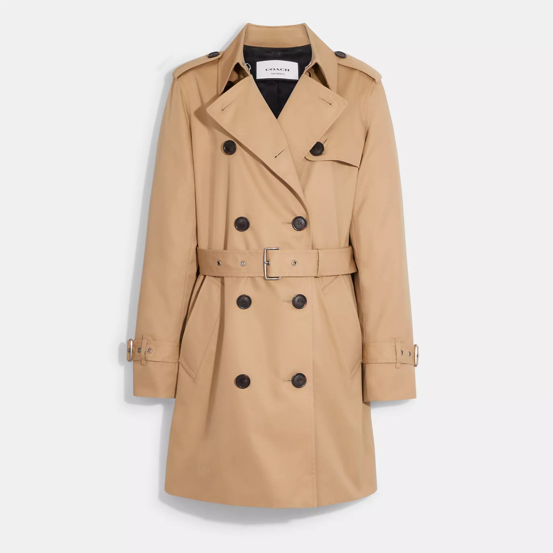 【COACH】ミッド トレンチ Coach Outlet Solid Mid Trench | ShopSimon