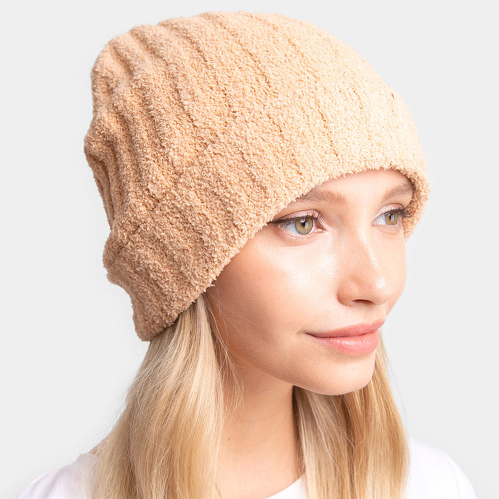 FASHNZFAB Soft Solid Knit Beanie Hat | ShopSimon