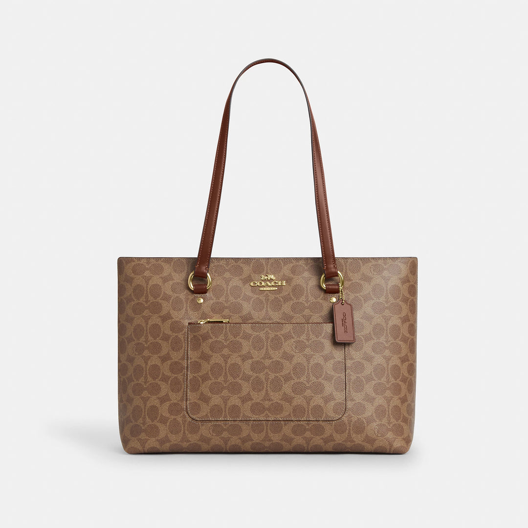 Coach Outlet Station Tote Bag In Signature Canvas | ShopSimon