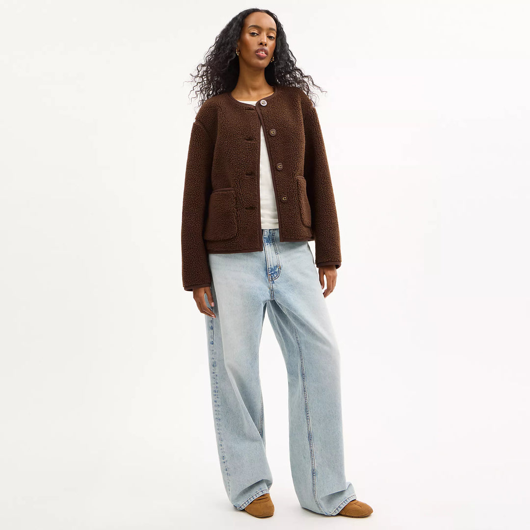 Coach Outlet Short Sherpa Cardi Jacket | ShopSimon