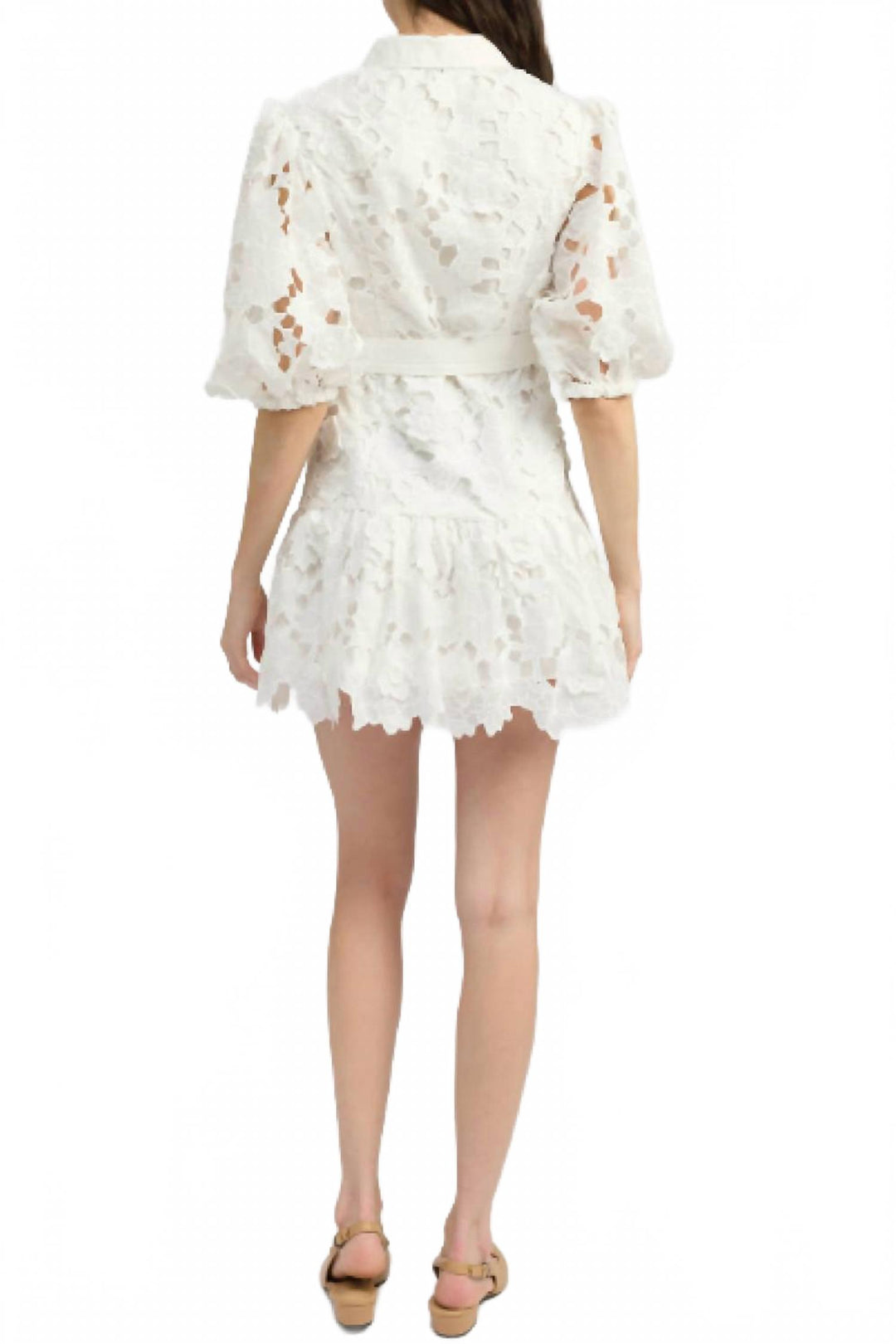 en saison ottis mini dress En Saison Ottis Mini Dress In Ivory
