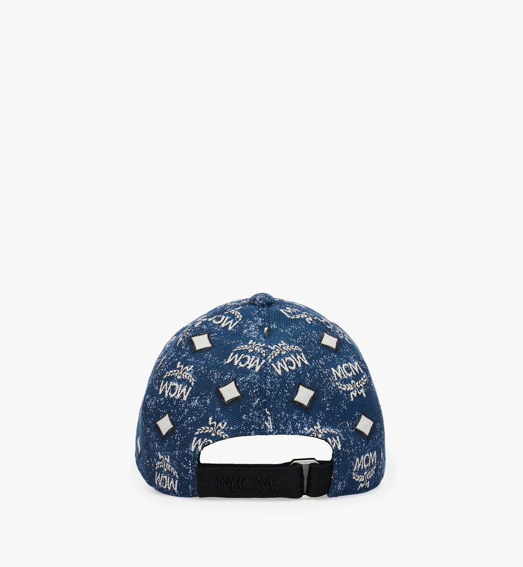 MCM Classic Cap In Vintage Denim Jacquard | ShopSimon