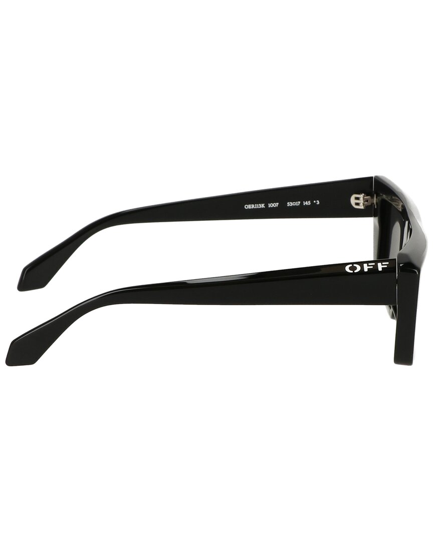 NWT Off-White Hartford Black 53mm Sunglasses Off-White Eyewear Hartford Sunglasses | Black | FARFETCH main image 2