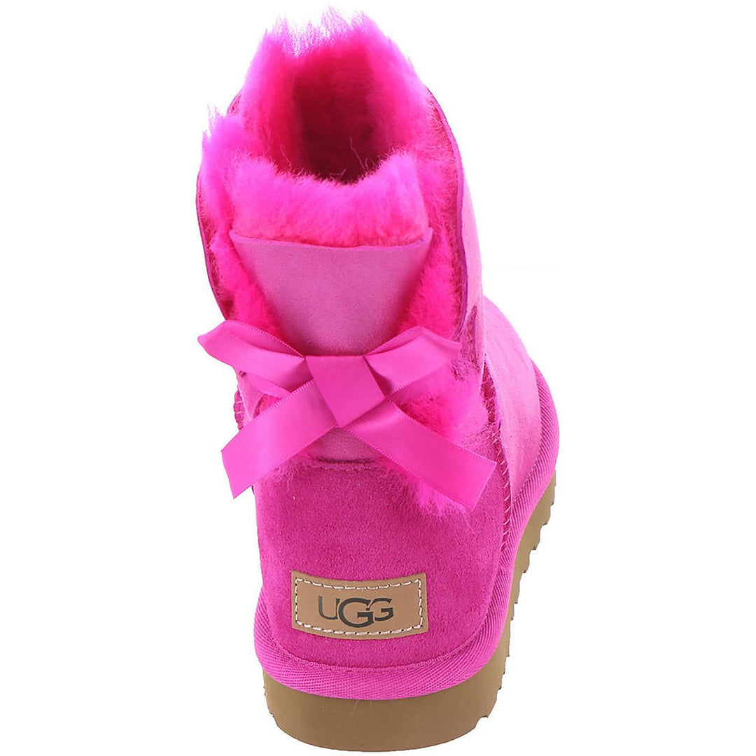 UGG Bailey Bow II Womens Mid-Calf Suede Winter Boots Pink NEW/Sz 7/ 1016225 orders PBSM