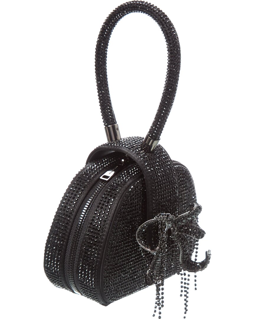 self portrait バッグ Self Portrait Self-Portrait Rhinestone Top Handle Micro Bag