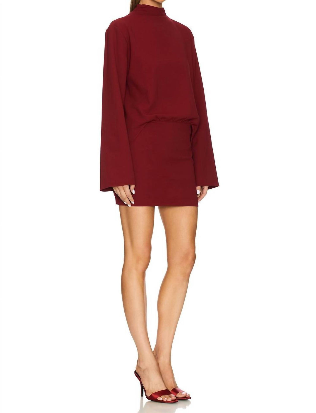 SER.O.YA Mave Mini Dress In Ruby Red | ShopSimon SER.O.YA Mave Mini Dress In Ruby Red | ShopSimon
