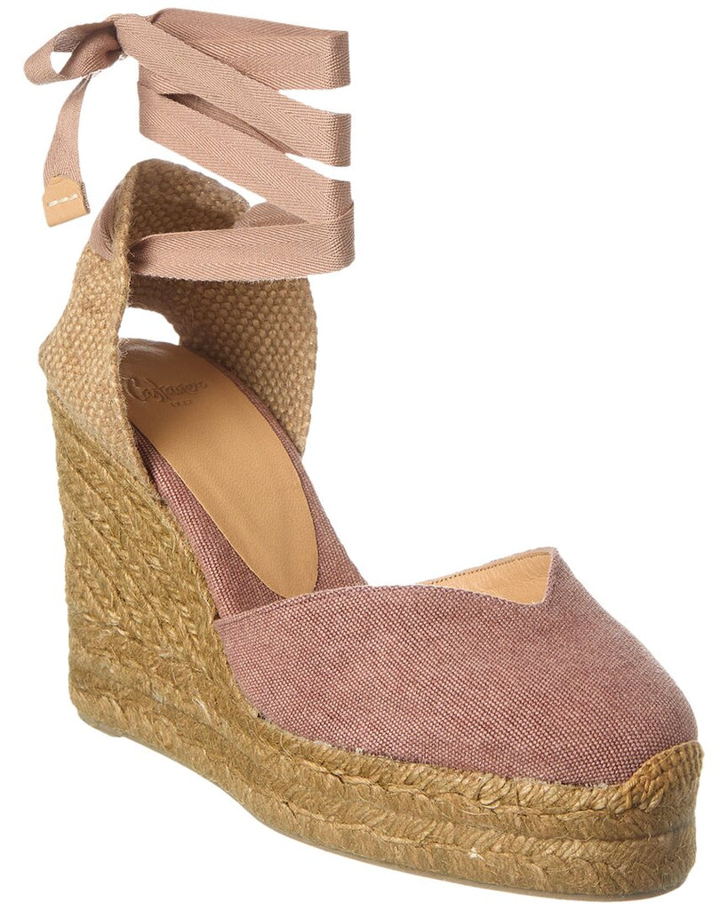 Castaner Chiara 80 Canvas Wedge Espadrille ShopSimon