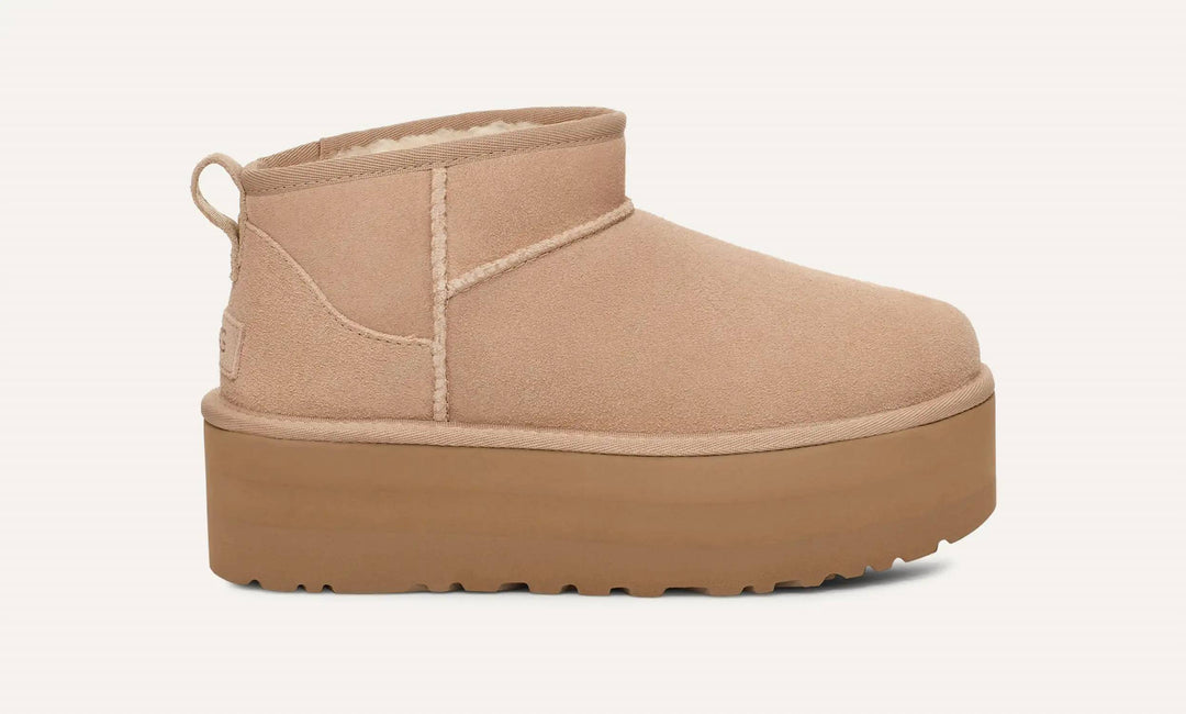 靴 UGG CLASSIC ULTRA MINI PLATFORM UGG Classic Ultra Mini Platform In Sand | ShopSimon