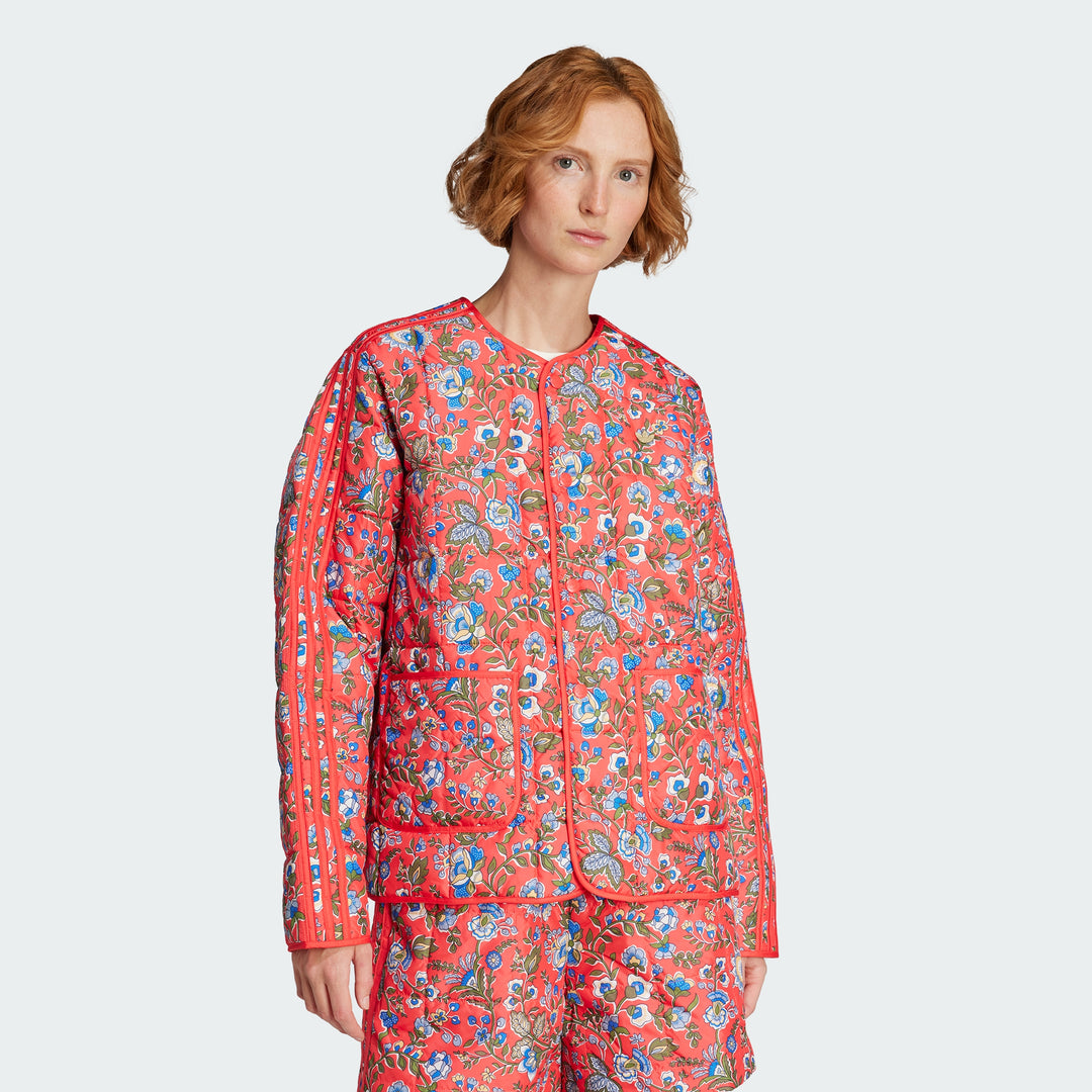 【adidas originals】x LIBERTY★W QUILTED JACKET adidas Women's Originals X Liberty London Quilted Jacket