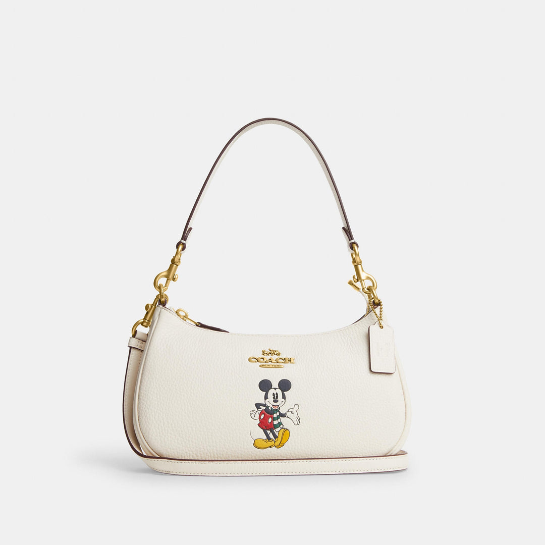 coach disney backpack white Coach Outlet Disney X Coach Teri Shoulder Bag With Mickey Mouse