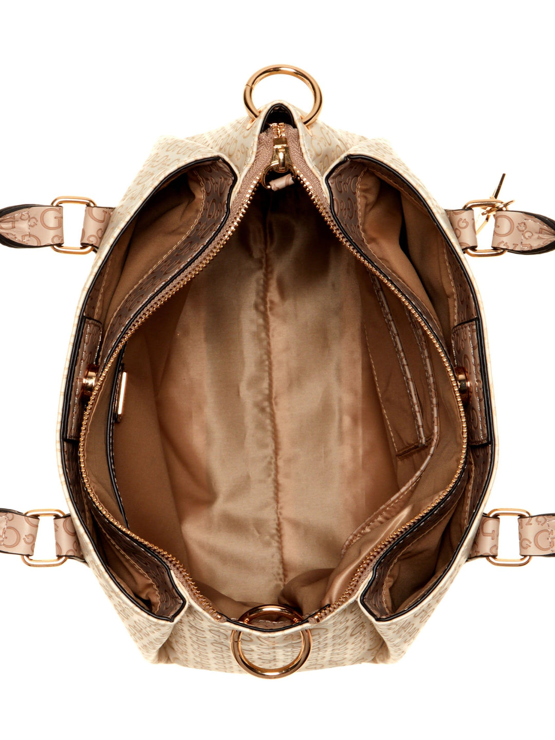 Guess Factory Zakaria Embossed Logo Satchel | ShopSimon