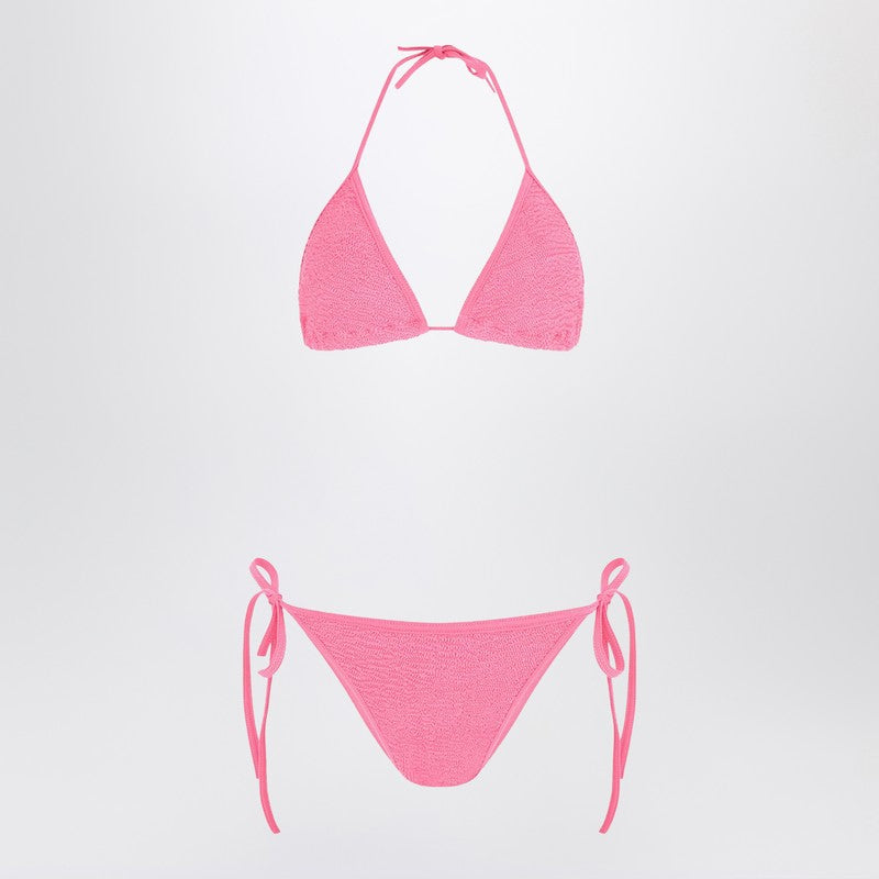 水着・ビーチグッズその他 HUNZA G Gina triangle bikini set in pink Hunza G. Hunza G Gina Triangle Bikini Set In pink | ShopSimon
