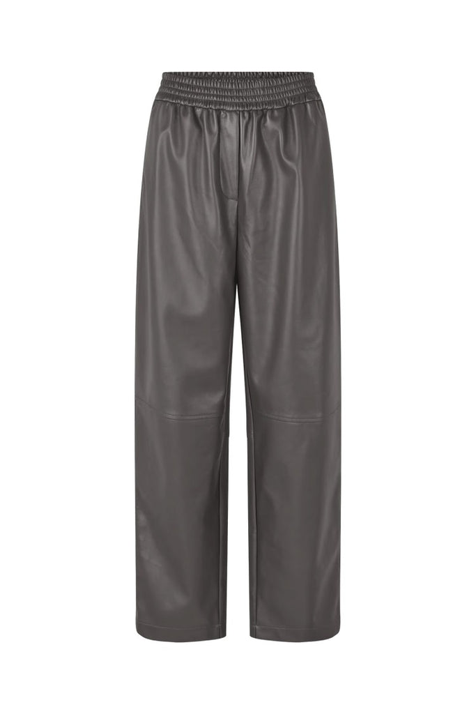 パンツ Samsoe Samsoe Loose Fit Grey Trousers With Elongated Leg Samsoe Samsoe Loose Fit Grey Trousers With Elongated Leg