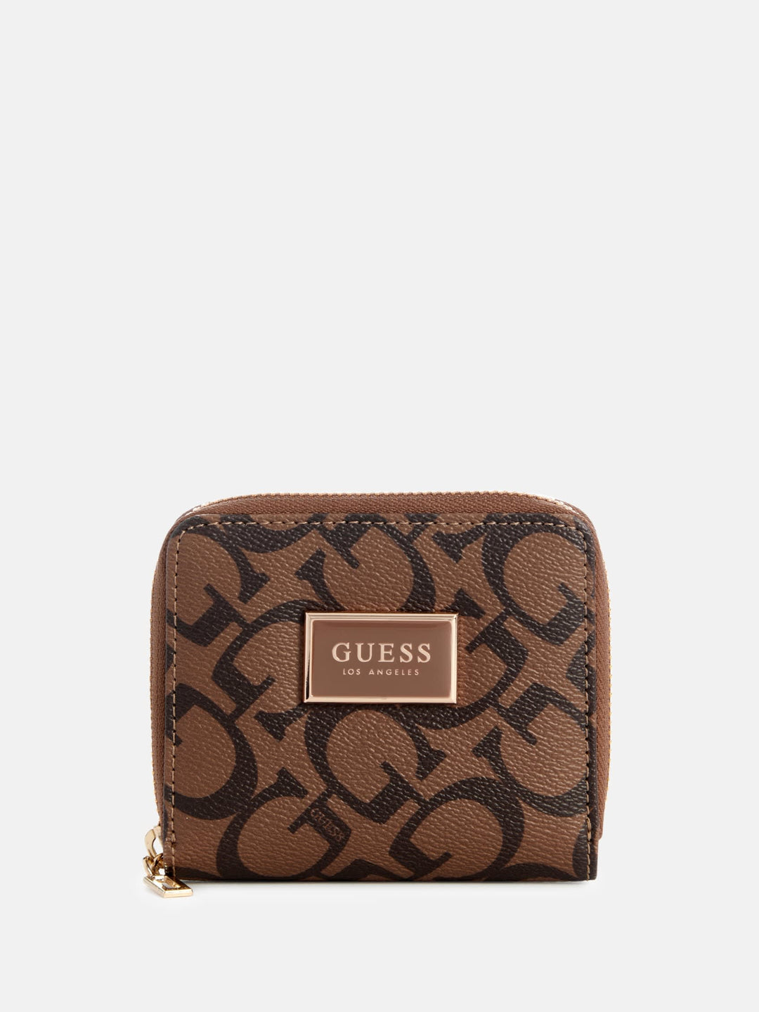 Guess Factory Abree Logo Small Zip Wallet | ShopSimon