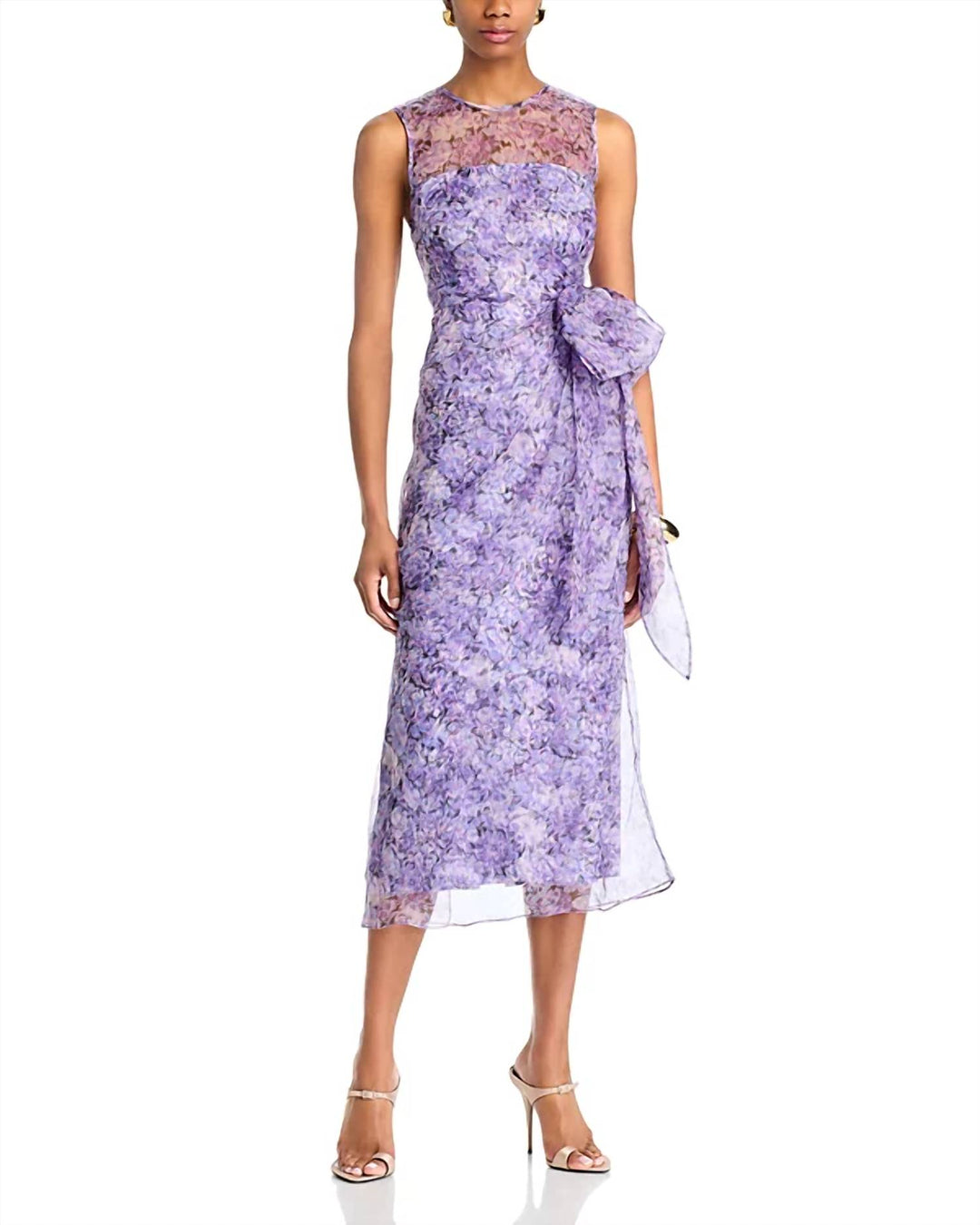 knee length dresses for ladies Emily Mini Dress Lilac main image 1